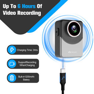 กล้องมินิสตรีมมิ่งไร้สาย1080P HD แบบพกพา <span class=keywords><strong>VK30</strong></span>ที่สวมใส่ได้หน่วยขนาดกระเป๋าจุแบตเตอรี่ใช้ได้นานบันทึกแบบแฮนด์ฟรีไมโคร SD - Product Image 5