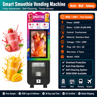Máquina Expendedora Comercial de Smoothies, Licuadora Automática, Dispensador de Bebidas de Gran Capacidad, Logotipo Personalizado