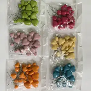 New Color Heart Shape Mixed Faux Balls 20pcs/bag Happy Birthday Cake Topper Cake Decorations suppliers