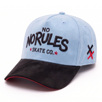 Casquette de baseball pour homme en daim avec broderie 3D personnalisée de haute qualité, visière incurvée, 5 panneaux, structure en A, style sport, Gorras, Snapback