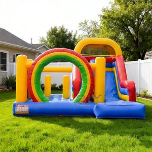 Château gonflable à prix d'usine, château gonflable en PVC, château gonflable de qualité commerciale avec toboggan - Product Image 1