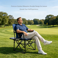 Chaise pliante portable d'extérieur avec table latérale, dossier en maille, tissu Oxford portable pour le camping, le pique-nique, la pêche, la randonnée