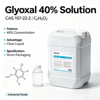 Glyoxal CAS 107-22-2 Liquide 40% Qualité Industrielle Matière Première Chimique pour l'Approvisionnement des Usines Textiles, Papetiers et de Résine