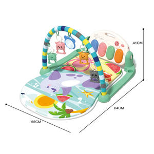 Estante de plástico educativo para educación temprana para bebés recién nacidos y juguetes de <span class=keywords><strong>Piano</strong></span> para pies para bebés de 0 a 6 meses - Product Image 6