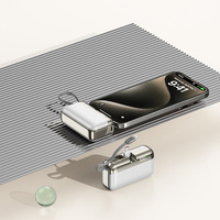 Banco de Energía con Diseño de Mini Cápsula de Lápiz Labial, Carga Súper Rápida de 22.5W, Pantalla Digital y Logotipo Personalizado para Regalo