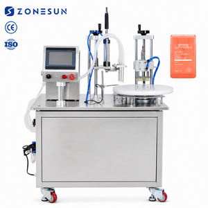 Zonesun ZS-AFC6น้ำหอมแบบพกพาอัตโนมัติแบบหมุนได้ขนาดเล็กเครื่องทดสอบสบู่เหลวขวดเล็กฝาปิดฝาขวดแบบกดโมโนบล็อค - Product Image 1