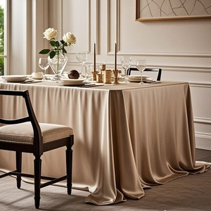 <span class=keywords><strong>Mantel</strong></span> <span class=keywords><strong>Rectangular</strong></span> Grueso de Brocado Dorado Francés al por Mayor, Cubierta de <span class=keywords><strong>Mesa</strong></span> Larga de Lujo Personalizada de Alta Gama <span class=keywords><strong>para</strong></span> Uso Hotelero - Product Image 2