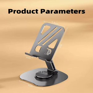Phổ điện thoại di động máy tính bảng chủ Hợp kim nhôm có thể gập lại máy tính để bàn đứng có thể điều chỉnh chống trượt di động xoay cho nhà - Product Image 6