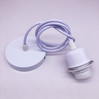 Support de lampe suspendu Ruyi E27 à vis filetée complète, support de demi-gobelet pour lampe, 250V, DIY, garantie 3 ans, usage intérieur