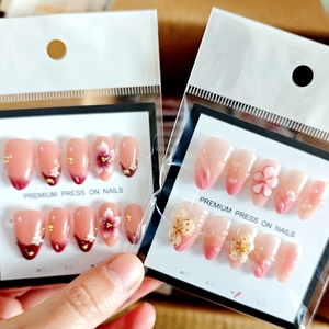 <span class=keywords><strong>Uñas</strong></span> Postizas <span class=keywords><strong>de</strong></span> Alta Calidad, Paquete <span class=keywords><strong>de</strong></span> 10 Piezas, Nuevo Diseño, <span class=keywords><strong>Uñas</strong></span> Postizas Hechas a Mano al por Mayor, <span class=keywords><strong>Uñas</strong></span> <span class=keywords><strong>Cortas</strong></span> <span class=keywords><strong>de</strong></span> Almendra, Tallas XS, S, M - Product Image 2