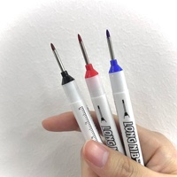 Vente directe usine – Marqueurs permanents à tête longue de 2 mm, stylo pour trous profonds, pointe ronde, pointe pinceau, pointe longue, pour presque toutes les surfaces