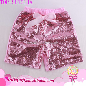 Poco Fashionista Estate Sequin Breve <span class=keywords><strong>Mutandine</strong></span> Multicolore Del Bambino Ragazze Shiny Shorts Boutique Sparkle Modello Del Bambino Immagini - Product Image 6