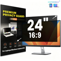Filtro de Pantalla de Privacidad de 4 Vías para Monitor de Computadora, Anti-Espía, Anti-Reflejos, Bloqueador de Luz Azul, Tamaño Personalizado, Venta Directa de Fábrica
