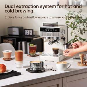 Macchina per <span class=keywords><strong>Caffè</strong></span> Espresso Semi-Automatica di Alta Qualità, 1200W, 20 Bar, in Acciaio Inox - Product Image 3