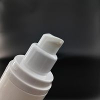 Bouteille de lotion sous vide rechargeable, personnalisée, 1-1,7 oz, écologique, en PP, double couche, impression sérigraphique, droite et ronde, pour toniques et sérums
