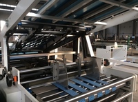 Machine de laminage de carton ondulé entièrement automatique 5 plis / Machine à laminer le carton ondulé