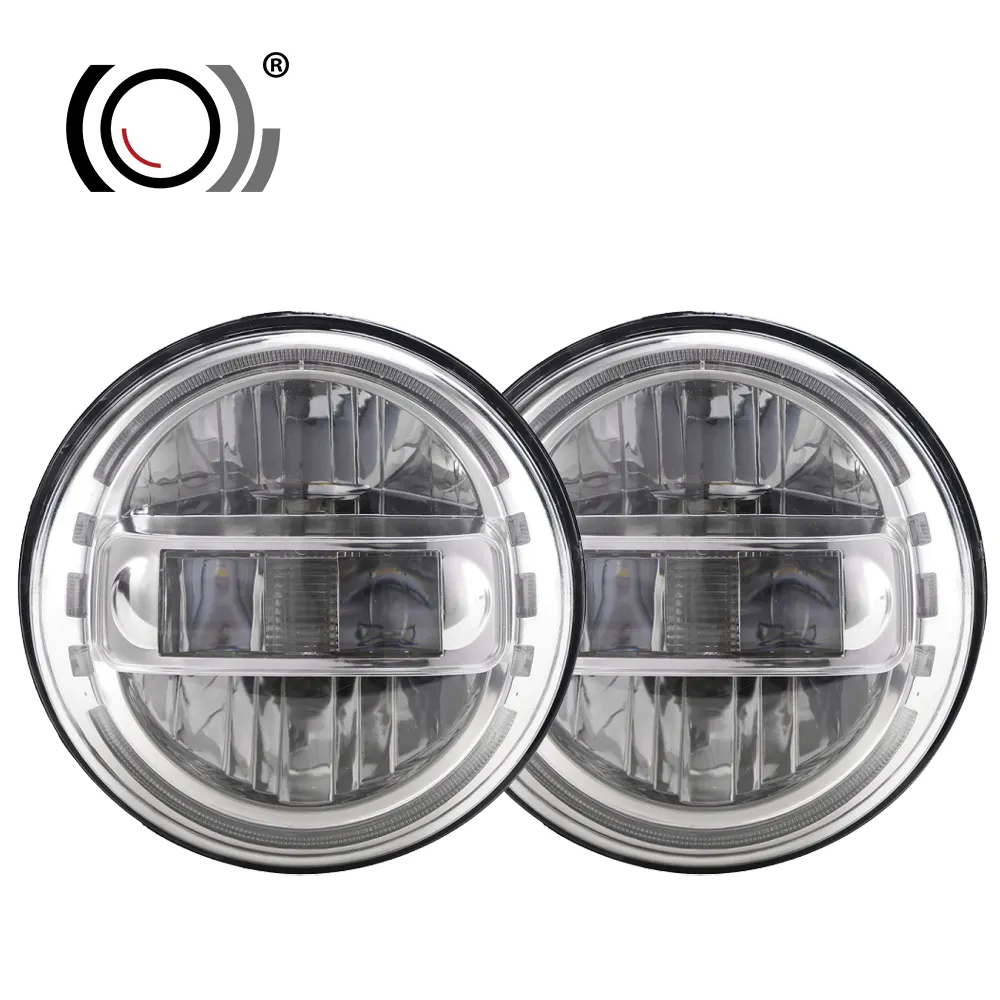 DOT E9 7 Inch Lampu untuk 30W 60W Tinggi Rendah Balok Bulat Lampu Led untuk Mobil