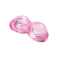 Pot cosmétique transparent en plastique pour crème, masque pour les lèvres, baume à lèvres, crème pour les yeux, baume parfumé pour le corps, baume pour les yeux, fard à paupières