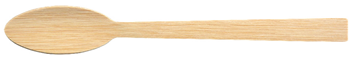 Durable 6.7 Inch Biodegradable Disposable Cutlery Bamboo Eco Friendly