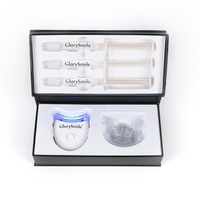Kit de Blanqueamiento Dental con Luz LED Azul Fría, Portátil, Mini, con Gel Blanqueador UV para Uso Doméstico, con Logotipo Privado
