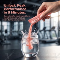 Poudre d'hydratation quotidienne saveur fraise et pastèque, mélange de boisson électrolytique, supplément d'hydratation quotidienne en sachet individuel, vente en gros