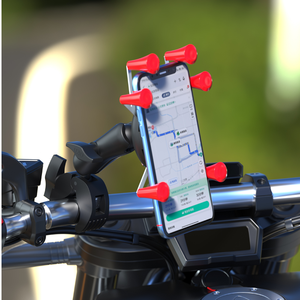 Base de fixation pour guidon 1 ''25mm pour RAM Mounts B Size Double Socket Arm Bike Motorcycle Ball Phone Mount Holder - Product Image 6