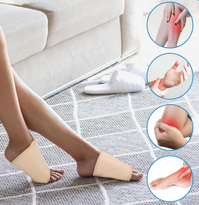 Envoltura ajustable para pies con aceite de ricino, reutilizable, con tiras de gancho y bucle para un ajuste cómodo. - Product Image 4