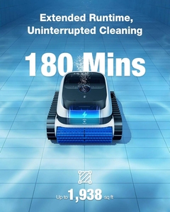 หุ่นยนต์ดูดฝุ่น ULTRAMARINE P1 พร้อมมอเตอร์ไร้แปรงถ่านและตัวกรอง สำหรับใช้ในบ้านและโรงแรม กวาดและถูพื้น - Product Image 3