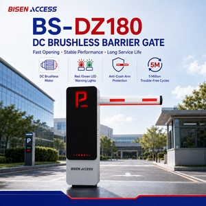 Barrière de parking souterraine pliable à LED Bisen BS-DZ180 avec moteur DC sans balais - Product Image 2