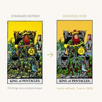 Cartes de tarot en papier écologiques durables de qualité supérieure, jeu de guidance spirituelle avec livre explicatif, symboles intemporels pour débutants et experts