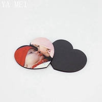 Vente en gros Décoration de cuisine sublimation Mdf Photo amour aimant réfrigérateur souvenir touristique