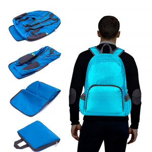 Mochila Plegable Ultraligera de Nailon Impermeable para Viajes al Aire Libre, Económica y Promocional, con Logotipo - Product Image 1