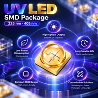 UVWORKS UVA UVB UVC LED 275NM LED 225NM -405NM 0.2W 0.6W 1W 10mW 15mW 20mW 25mW 30mW 3535