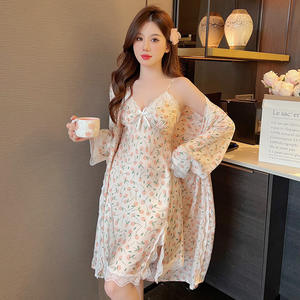 2025 nouveau produit soie femmes pyjamas Satin doux Homewear 2 pièces pyjamas ensemble - Product Image 2