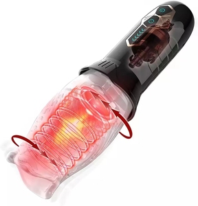 Vibrateur rotatif automatique à succion pour hommes, entraîneur de gland pour retarder l'éjaculation, stimulateur de vagin réaliste, masturbateur masculin, stimulateur à vide, jouets sexuels pour hommes - Product Image 1