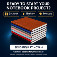Cuaderno Personalizado con Cubierta de Cuero Suave B5 A5 A6, Diario Sencillo y Elegante con Páginas Rayadas, Encuadernación Térmica para Negocios y Escritura