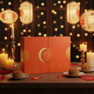 Boîte cadeau personnalisée pour gâteaux de lune du Festival de la Mi-Automne, emballage pour pâtisseries chinoises, boîte cadeau de couleur pour les fêtes, personnalisation de boîtes cadeaux - Product Image 2