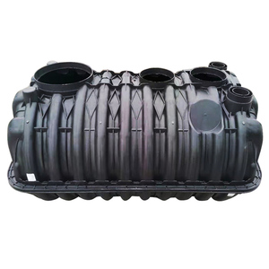 Système de fosse septique souterraine à trois compartiments détachable en HDPE de 2000 litres, fosse septique en plastique PE pour toilettes - Product Image 5