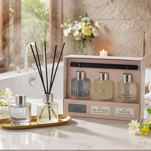 Diffuseur d'huiles essentielles sans flamme pour <span class=keywords><strong>la</strong></span> maison, désodorisant d'intérieur pour toilettes, fleurs séchées, assainisseur d'air pour chambre et salle de bain - Product Image 1