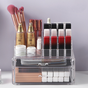 Bán Buôn Tùy Chỉnh Rõ Ràng Thời Trang Mịn Và Tinh Tế Tổ Chức Lưu Trữ Ngăn Kéo Hộp Hot Bán Mỹ Phẩm Lưu Trữ Bin - Product Image 1