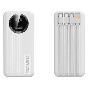 Baterías Externas Portátiles de Alta Calidad con Logotipo Personalizado, 20000mAh 10000mAh, Pantalla Digital, Carga Rápida PD22.5W, con Cables - Product Image 4