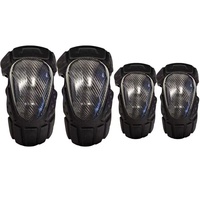 Coudières de moto en nylon à coque rigide, protection complète, fermeture à boucle réglable, légères, pour le sport, le cyclisme et la motocross
