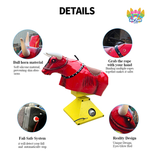 <span class=keywords><strong>Toro</strong></span> Mecánico Inflable AIRFUNPRO - Material <span class=keywords><strong>de</strong></span> PVC, Fácil Instalación para Uso Comercial, OEM ODM, Brincolín Inflable - Product Image 4