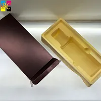 Boîte de luxe personnalisée à extrémités pliées pour emballage cadeau cosmétique, carton pliable avec doublure personnalisée pour marques de beauté et vente au détail