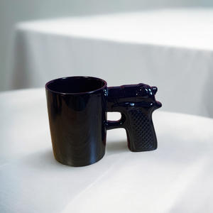 Креативная трансграничная чашка для воды с черепом, мультяшный керамический пистолет, кружка с изображением пустынного орла, кофейная кружка с револьвером для иностранных подарков - Product Image 4