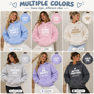 Sweat à capuche court pour femme avec imprimé graphique, épaules tombantes, impression 3D en relief, mélange de coton molletonné, style streetwear décontracté, certifié OEKO-TEX - Product Image 5