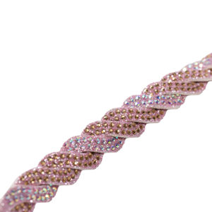 Scarpe da donna con corda a tubo di strass di cristallo di diamante decorazione Bling Bling per la produzione di scarpe - Product Image 3