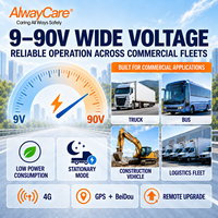 Traceur GPS industriel Alwaycare 4G LTE BD avec alarme de survitesse 9-90V, transmission de données en temps réel pour camions et véhicules