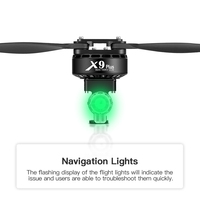 PFLY Hobbywing Xrotor X9 Plus Charge à axe unique 13kg Drone Avion Avion Bldc Kits de moteur 3inq1 Uav Power System Matière plastique