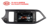 Tablette Android Auto 7 pouces Lecteur multimédia de voiture GPS OLED KIA PICANTO MORNING 2004-2010 8 cœurs 1280*720 4G LTE Apple CarPlay